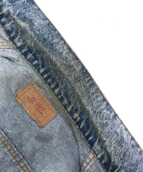 LEVI'S（リーバイス）LEVI'S (リーバイス) ケミカルウォッシュデニムジャケット インディゴ サイズ:XLの古着・服飾アイテム