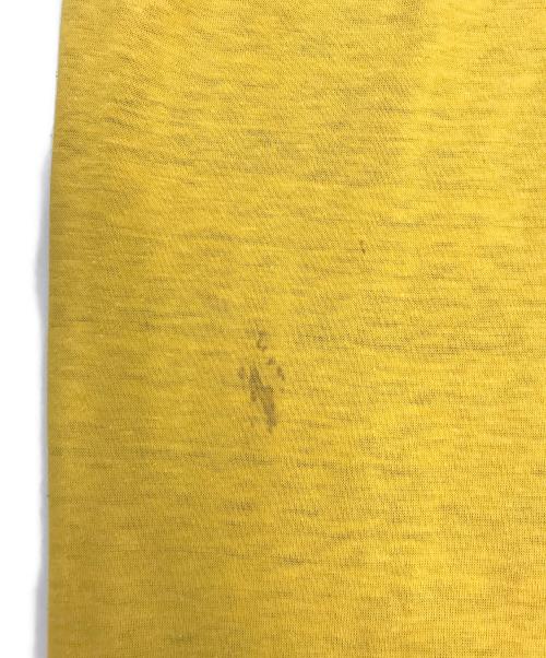 Champion（チャンピオン）Champion (チャンピオン) 70sダブルフェイスTシャツ パープル×イエロー サイズ:Lの古着・服飾アイテム