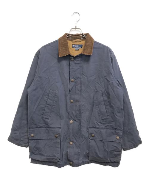 POLO RALPH LAUREN（ポロ・ラルフローレン）POLO RALPH LAUREN (ポロ・ラルフローレン) オイルドジャケット ネイビー サイズ:Mの古着・服飾アイテム