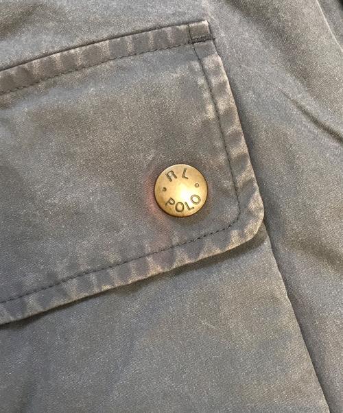 POLO RALPH LAUREN（ポロ・ラルフローレン）POLO RALPH LAUREN (ポロ・ラルフローレン) オイルドジャケット ネイビー サイズ:Mの古着・服飾アイテム