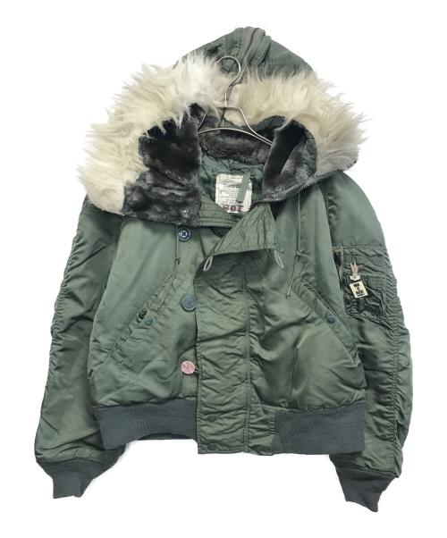 US AIR FORCE（ユーエスエアフォース）US AIR FORCE (ユーエスエアフォース) N-2Bジャケット カーキ サイズ:Mの古着・服飾アイテム
