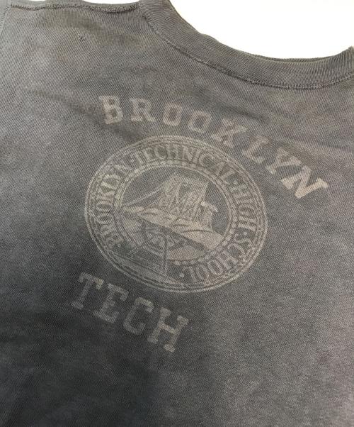 Champion（チャンピオン）Champion (チャンピオン) 三段染み込みプリントスウェット パープル サイズ:MEDIUMの古着・服飾アイテム