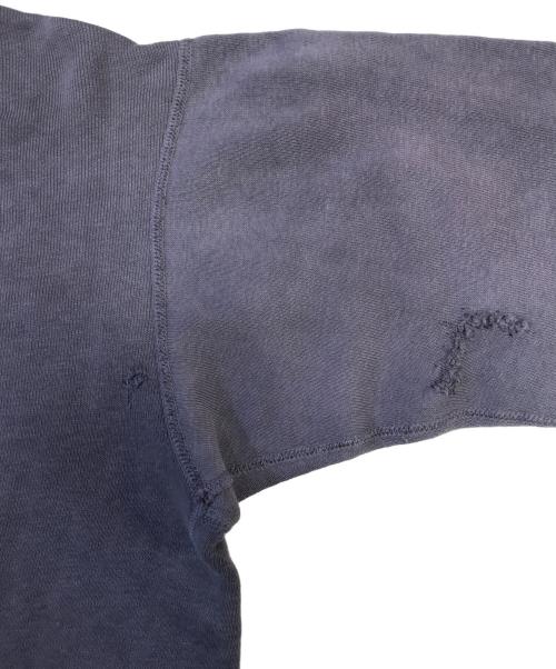 Champion（チャンピオン）Champion (チャンピオン) 三段染み込みプリントスウェット パープル サイズ:MEDIUMの古着・服飾アイテム