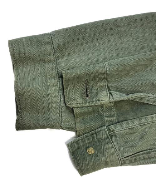 VINTAGE MILITARY（ヴィンテージ ミリタリー）VINTAGE MILITARY (ヴィンテージ ミリタリー) USMC P-53 HBTジャケット オリーブ サイズ:表記なしの古着・服飾アイテム