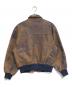 M.JULIAN (エムジュリアン) レザーボンバージャケット ブラウン サイズ:S：10000円