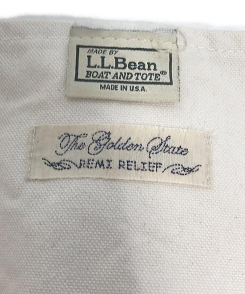 L.L.Bean（エルエルビーン）L.L.Bean (エルエルビーン) REMI RELIEF (レミレリーフ) キャンバストートバッグ サイズ:表記なしの古着・服飾アイテム