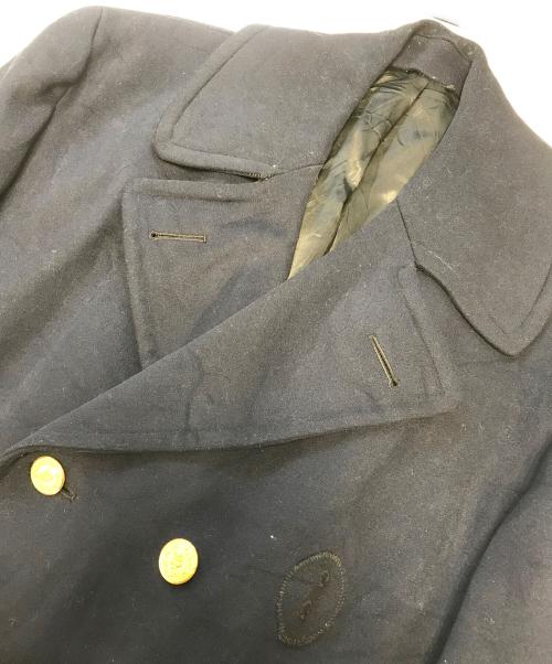 the united woolen company（ザ・ユナイテッド・ウーレン・カンパニー）the united woolen company (ザ・ユナイテッド・ウーレン・カンパニー) POLICEウールコート ネイビー サイズ:表記なしの古着・服飾アイテム