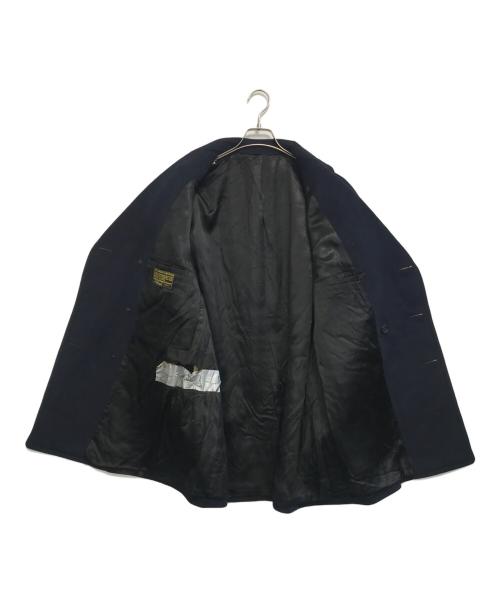 the united woolen company（ザ・ユナイテッド・ウーレン・カンパニー）the united woolen company (ザ・ユナイテッド・ウーレン・カンパニー) POLICEウールコート ネイビー サイズ:表記なしの古着・服飾アイテム
