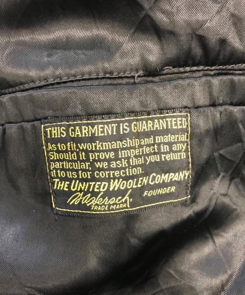 the united woolen company（ザ・ユナイテッド・ウーレン・カンパニー）the united woolen company (ザ・ユナイテッド・ウーレン・カンパニー) POLICEウールコート ネイビー サイズ:表記なしの古着・服飾アイテム