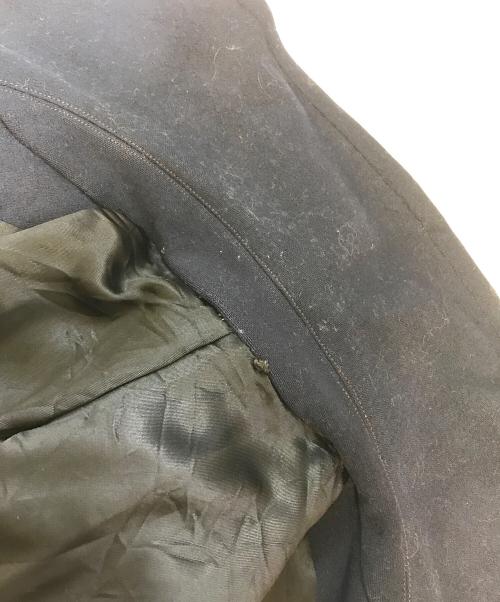 the united woolen company（ザ・ユナイテッド・ウーレン・カンパニー）the united woolen company (ザ・ユナイテッド・ウーレン・カンパニー) POLICEウールコート ネイビー サイズ:表記なしの古着・服飾アイテム