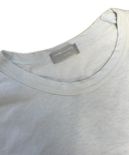 COMME des GARCONS HOMME（コムデギャルソン オム）COMME des GARCONS HOMME (コムデギャルソン オム) 無地Tシャツ スカイブルー サイズ:表記なしの古着・服飾アイテム