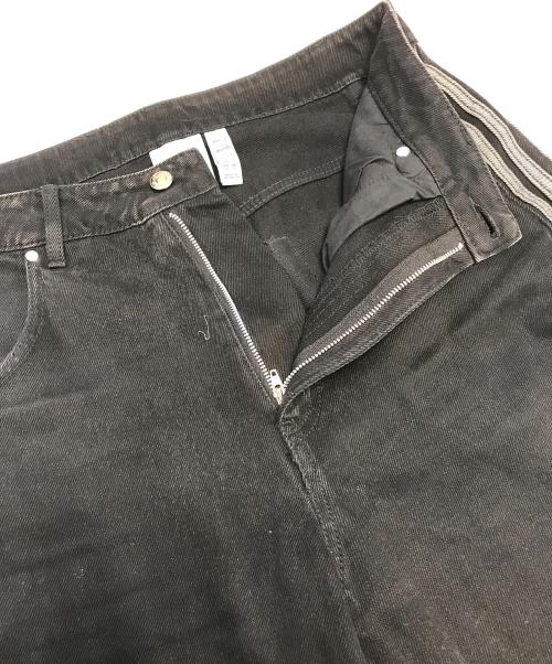 adidas（アディダス）adidas (アディダス) デニムトラックパンツ ブラック サイズ:33の古着・服飾アイテム