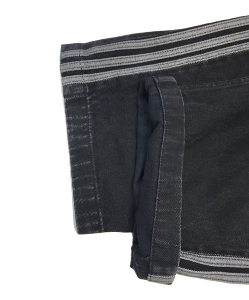 adidas（アディダス）adidas (アディダス) デニムトラックパンツ ブラック サイズ:33の古着・服飾アイテム