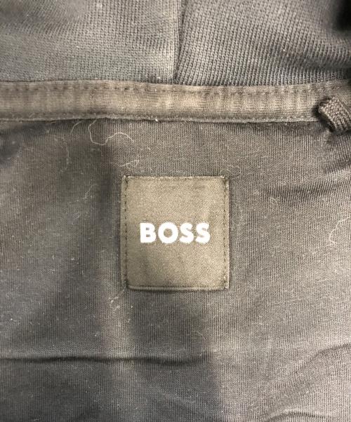 HUGO BOSS（ヒューゴ ボス）HUGO BOSS (ヒューゴ ボス) モノグラムパーカー ブラウン サイズ:XXLの古着・服飾アイテム