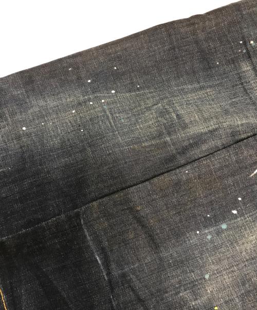 DSQUARED2（ディースクエアード）DSQUARED2 (ディースクエアード) ペンキ加工 デニムパンツ インディゴ サイズ:54の古着・服飾アイテム