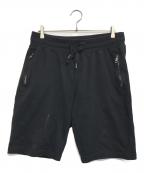 DOLCE & GABBANAドルチェ＆ガッバーナ）の古着「スウェットハーフパンツ」｜ブラック