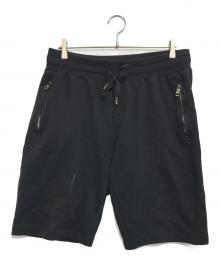 DOLCE & GABBANA（ドルチェ＆ガッバーナ）の古着「スウェットハーフパンツ」｜ブラック