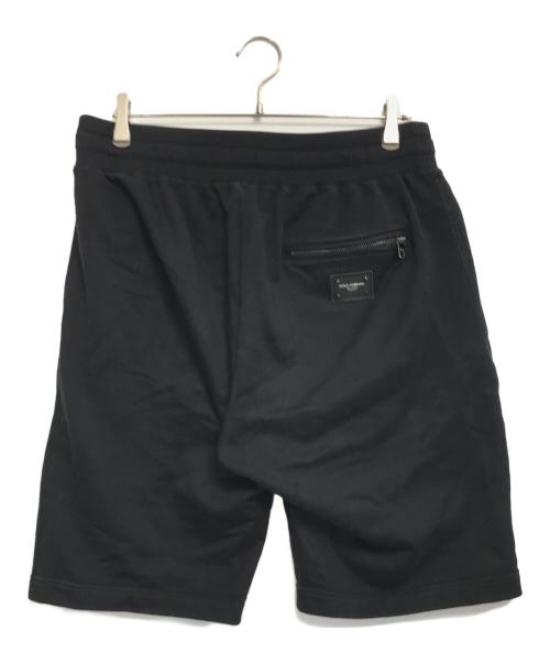 DOLCE & GABBANA（ドルチェ＆ガッバーナ）DOLCE & GABBANA (ドルチェ＆ガッバーナ) スウェットハーフパンツ ブラック サイズ:52の古着・服飾アイテム