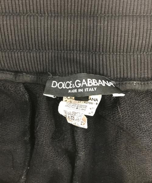 DOLCE & GABBANA（ドルチェ＆ガッバーナ）DOLCE & GABBANA (ドルチェ＆ガッバーナ) スウェットハーフパンツ ブラック サイズ:52の古着・服飾アイテム