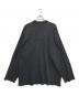 BALENCIAGA (バレンシアガ) XXXL LOGO EMBROIDED L/S Tee ブラック サイズ:3：32000円