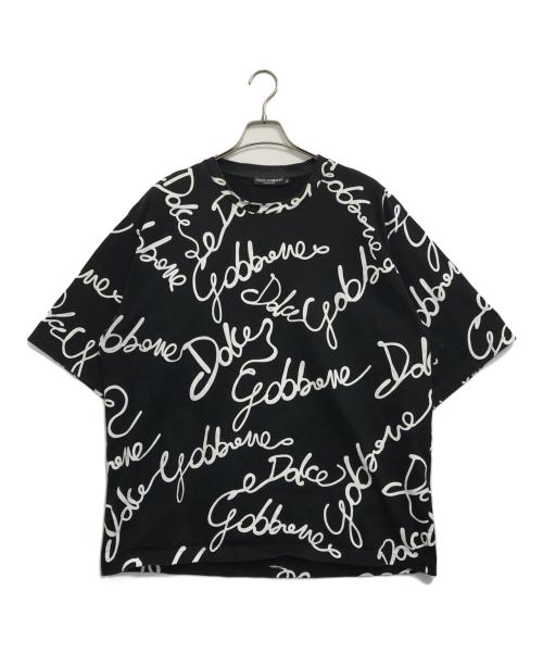 DOLCE & GABBANA（ドルチェ＆ガッバーナ）DOLCE & GABBANA (ドルチェ＆ガッバーナ) Tシャツ ブラック サイズ:XLの古着・服飾アイテム