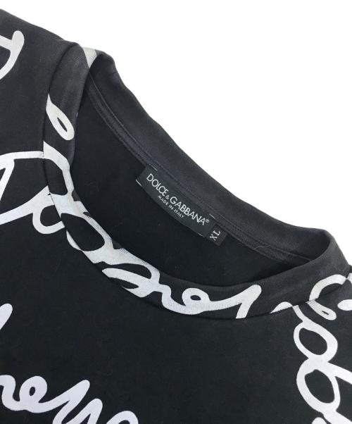 DOLCE & GABBANA（ドルチェ＆ガッバーナ）DOLCE & GABBANA (ドルチェ＆ガッバーナ) Tシャツ ブラック サイズ:XLの古着・服飾アイテム