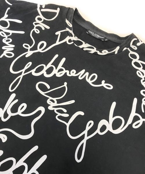 DOLCE & GABBANA（ドルチェ＆ガッバーナ）DOLCE & GABBANA (ドルチェ＆ガッバーナ) Tシャツ ブラック サイズ:XLの古着・服飾アイテム