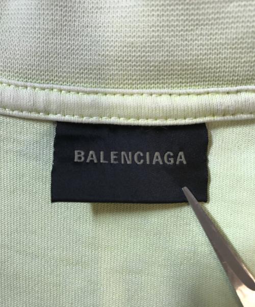 BALENCIAGA（バレンシアガ）BALENCIAGA (バレンシアガ) テープロゴTシャツ 黄緑 サイズ:XLの古着・服飾アイテム