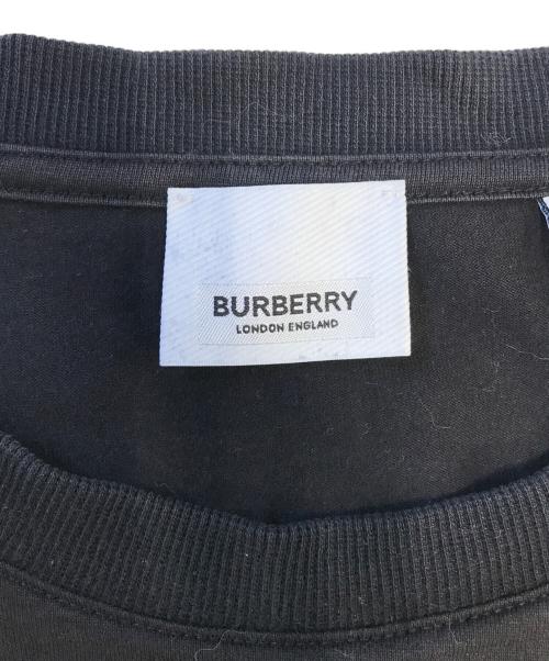 BURBERRY（バーバリー）BURBERRY (バーバリー) ロゴTシャツ ブラック サイズ:XLの古着・服飾アイテム