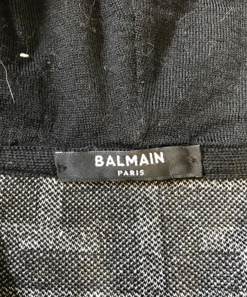 BALMAIN（バルマン）BALMAIN (バルマン) Maxi Monogram Hooded Top Black ブラック サイズ:Lの古着・服飾アイテム