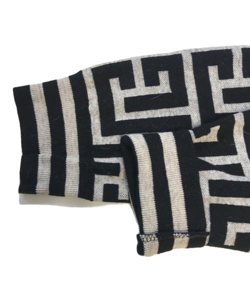 BALMAIN（バルマン）BALMAIN (バルマン) Maxi Monogram Hooded Top Black ブラック サイズ:Lの古着・服飾アイテム