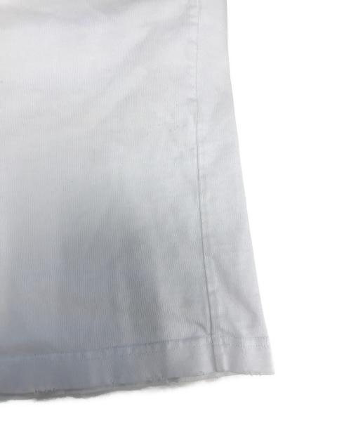 BALENCIAGA（バレンシアガ）BALENCIAGA (バレンシアガ) Caps Destroyed Flatground T-shirt ホワイト サイズ:Lの古着・服飾アイテム