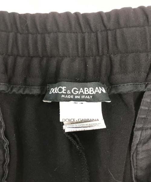 DOLCE & GABBANA（ドルチェ＆ガッバーナ）DOLCE & GABBANA (ドルチェ＆ガッバーナ) スウェットパンツ ブラック サイズ:52の古着・服飾アイテム