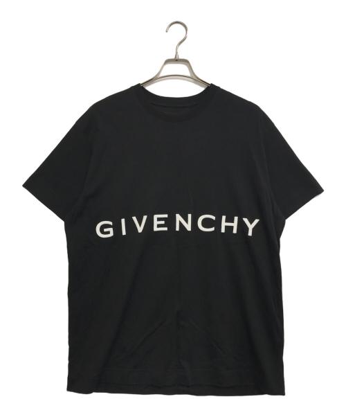 GIVENCHY（ジバンシィ）GIVENCHY (ジバンシィ) 4G 刺繍 オーバーサイズ Tシャツ ブラック サイズ:Lの古着・服飾アイテム