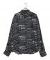 BALENCIAGA（バレンシアガ）の古着「TPLE7 ロゴプリント長袖シャツ」｜ブラック