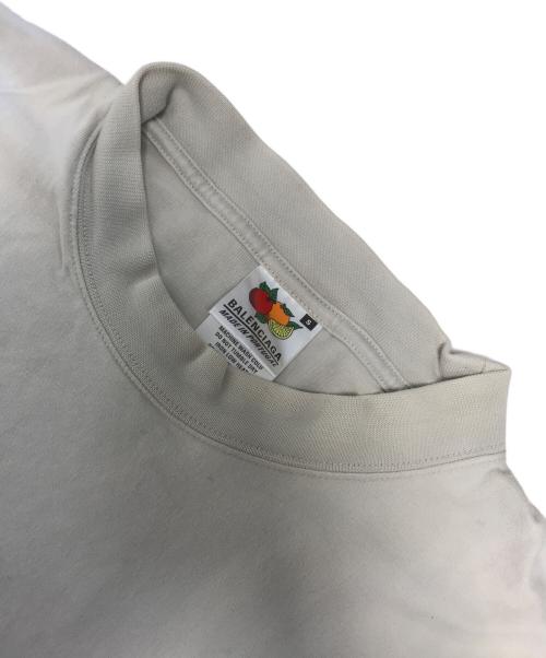 BALENCIAGA（バレンシアガ）BALENCIAGA (バレンシアガ) XXXL インサイドアウトTシャツ ベージュ サイズ:Ｓの古着・服飾アイテム