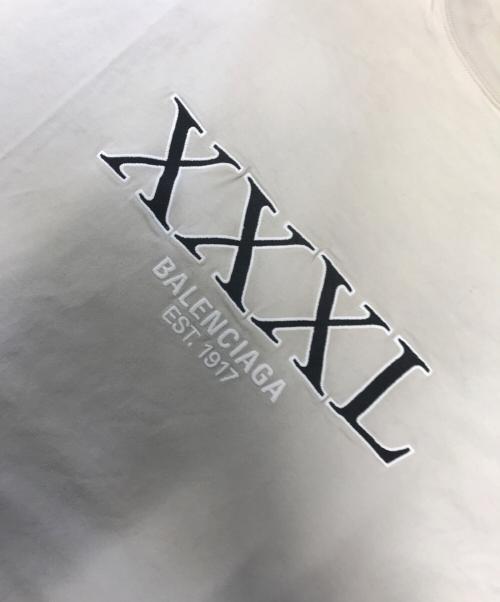 BALENCIAGA（バレンシアガ）BALENCIAGA (バレンシアガ) XXXL インサイドアウトTシャツ ベージュ サイズ:Ｓの古着・服飾アイテム