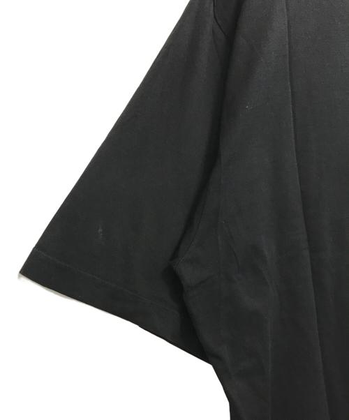 DOLCE & GABBANA（ドルチェ＆ガッバーナ）DOLCE & GABBANA (ドルチェ＆ガッバーナ) ロゴレザーパッチTシャツ ブラック サイズ:56の古着・服飾アイテム