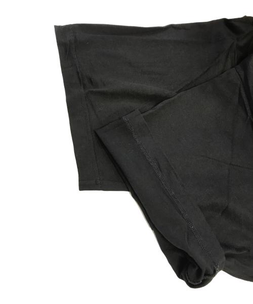 DOLCE & GABBANA（ドルチェ＆ガッバーナ）DOLCE & GABBANA (ドルチェ＆ガッバーナ) ロゴレザーパッチTシャツ ブラック サイズ:56の古着・服飾アイテム