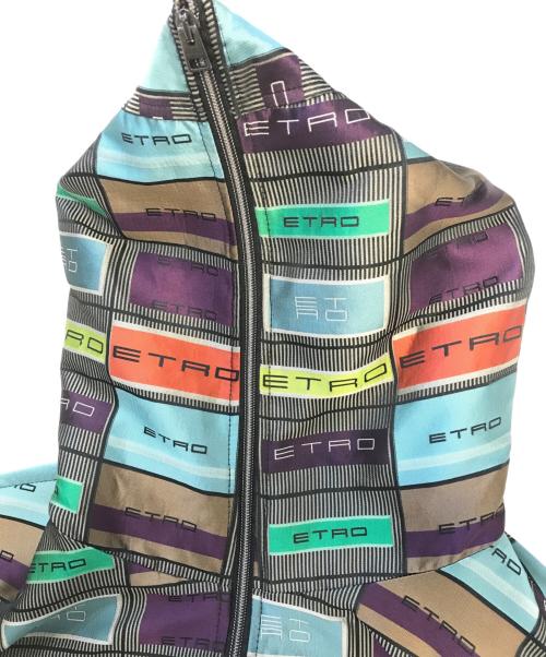 ETRO（エトロ）ETRO (エトロ) ロゴフーデットジャケット マルチカラー サイズ:3XLの古着・服飾アイテム