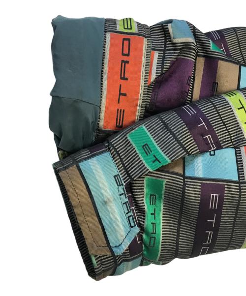 ETRO（エトロ）ETRO (エトロ) ロゴフーデットジャケット マルチカラー サイズ:3XLの古着・服飾アイテム
