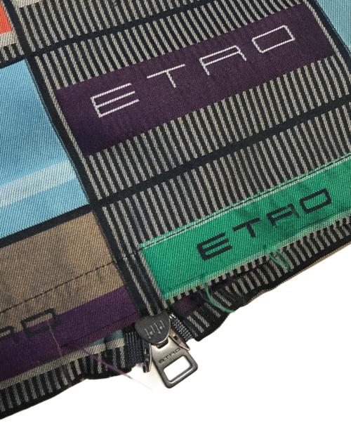 ETRO（エトロ）ETRO (エトロ) ロゴフーデットジャケット マルチカラー サイズ:3XLの古着・服飾アイテム