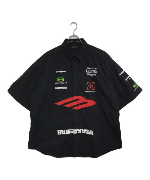 BALENCIAGA（バレンシアガ）BALENCIAGA (バレンシアガ) ゲーマーシャツ ブラック サイズ:39の古着・服飾アイテム