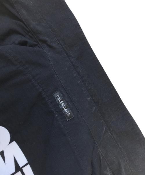 BALENCIAGA（バレンシアガ）BALENCIAGA (バレンシアガ) ゲーマーシャツ ブラック サイズ:39の古着・服飾アイテム