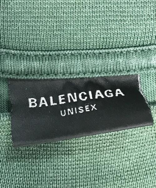 BALENCIAGA（バレンシアガ）BALENCIAGA (バレンシアガ) Tape Medium Fit T-Shirt グリーン サイズ:XLの古着・服飾アイテム