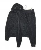 DOLCE & GABBANAドルチェ＆ガッバーナ）の古着「レオパード柄スウェットセットアップ」｜ブラック