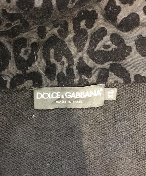 DOLCE & GABBANA（ドルチェ＆ガッバーナ）DOLCE & GABBANA (ドルチェ＆ガッバーナ) レオパード柄スウェットセットアップ ブラック サイズ:トップス:XL パンツ:52の古着・服飾アイテム