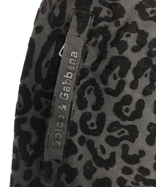 DOLCE & GABBANA（ドルチェ＆ガッバーナ）DOLCE & GABBANA (ドルチェ＆ガッバーナ) レオパード柄スウェットセットアップ ブラック サイズ:トップス:XL パンツ:52の古着・服飾アイテム