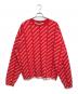 BALENCIAGA（バレンシアガ）の古着「ロゴニット」｜レッド