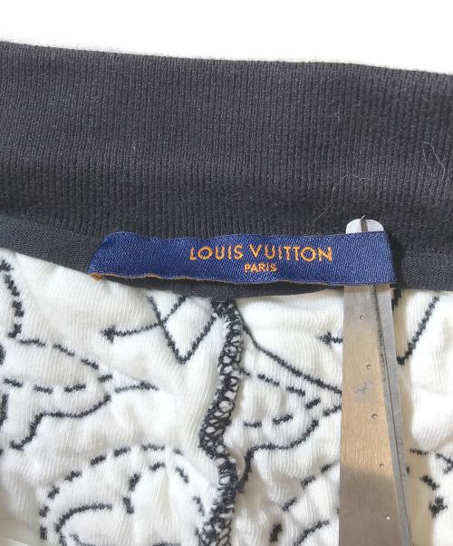 LOUIS VUITTON（ルイ ヴィトン）LOUIS VUITTON (ルイ ヴィトン) NBA (エヌビーエー) フラワーキルテッドショートパンツ ブラック サイズ:XLの古着・服飾アイテム